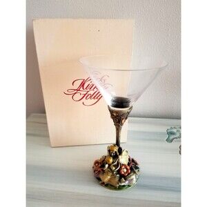 Vintage Kirks Folly Remember Fairy Martini Liquor Wine Collectible Gift Glass